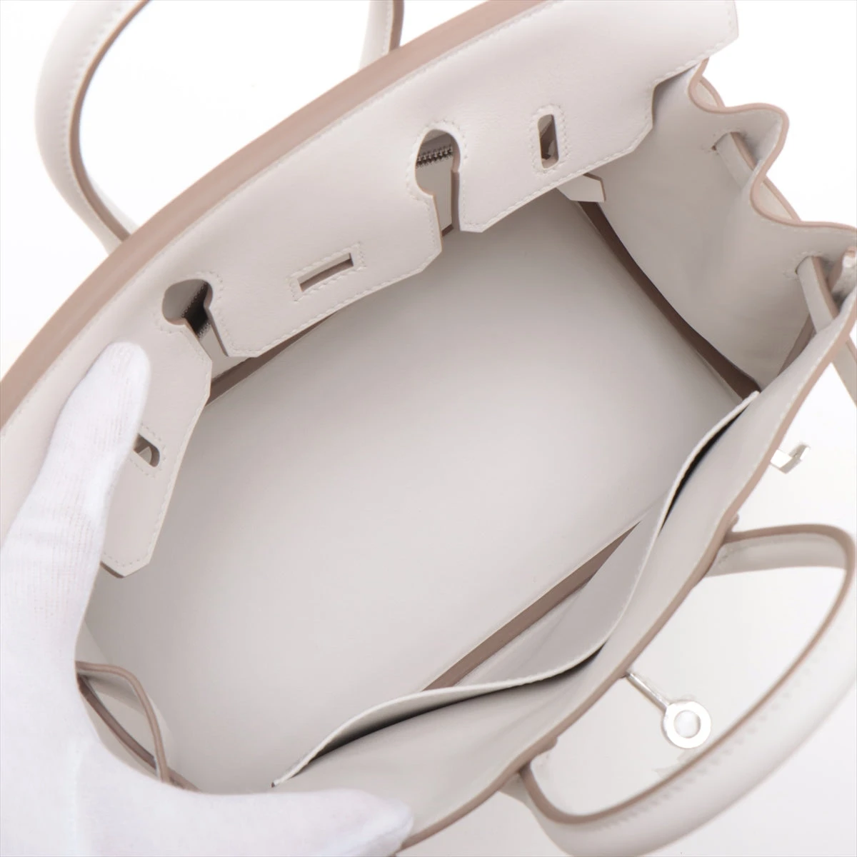 バーキン25 エルメス バーキン 25 セレスト ヴォースイフト レディース