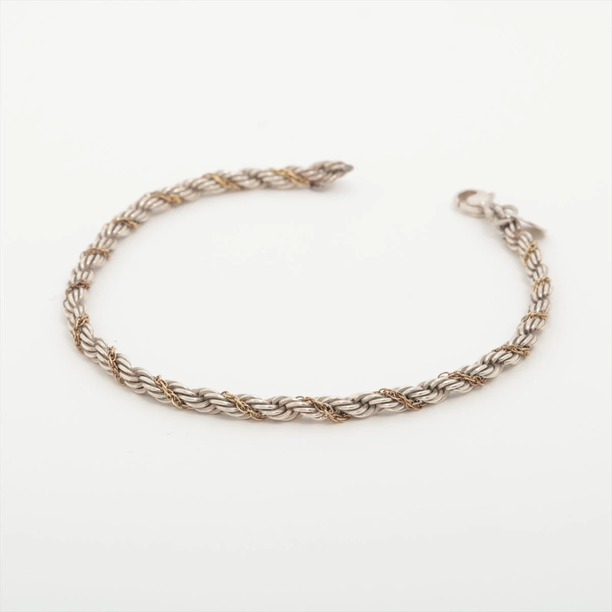 ティファニー ツイスト ブレスレット 925×750 5.9g ゴールド×シルバー