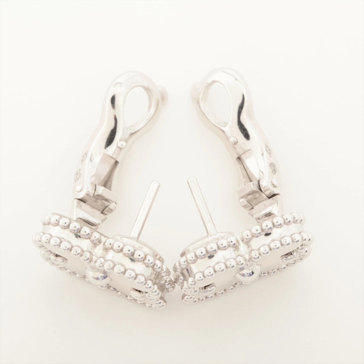値下げしました！ヴィンテージアルハンブラ ギヨシェ ピアス Van creef&Arpels】ギヨシェ ヴィンテージアルハンブラ ピアス
