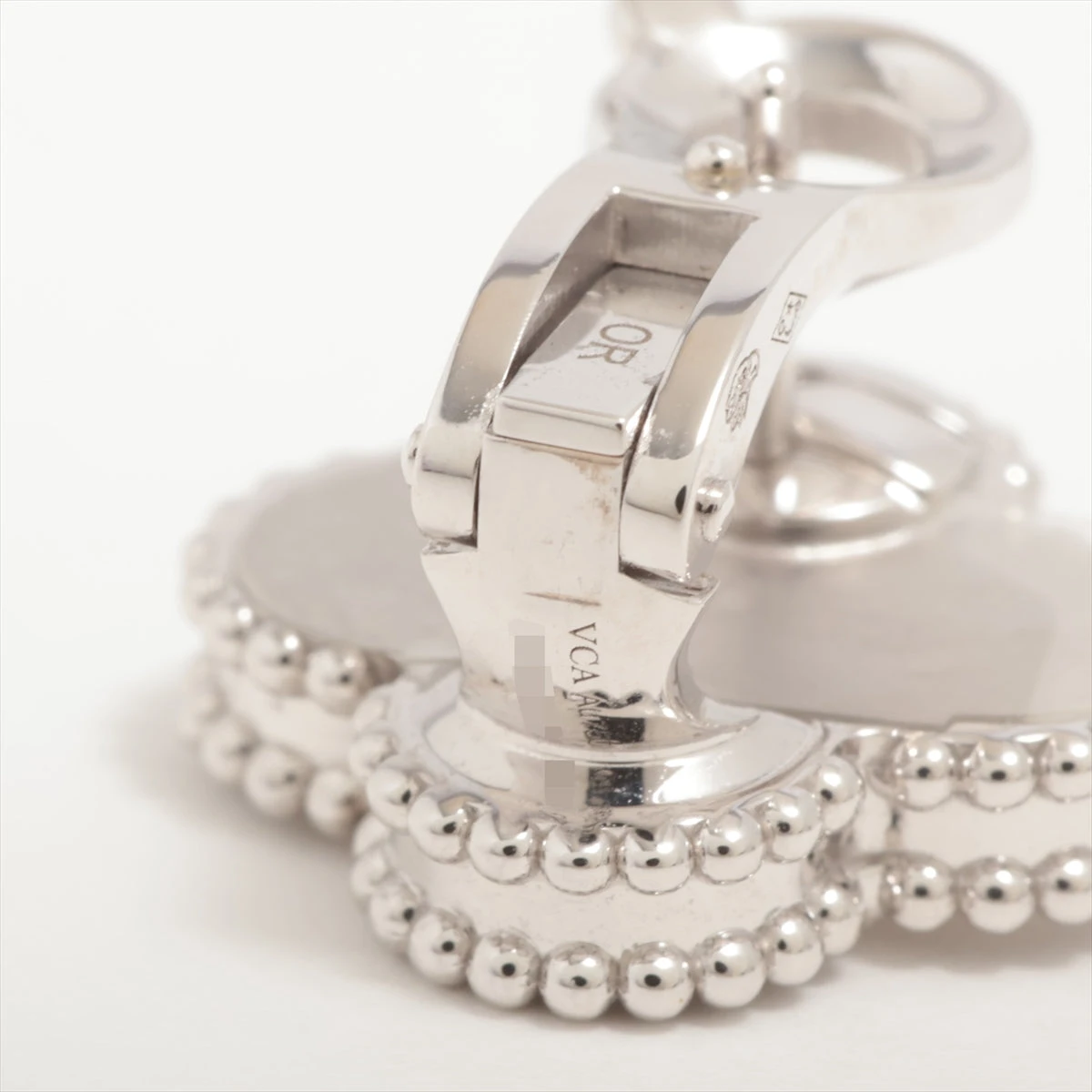 ヴァンクリーフ&アーペル ヴィンテージアルハンブラ ギョーシェ ピアス