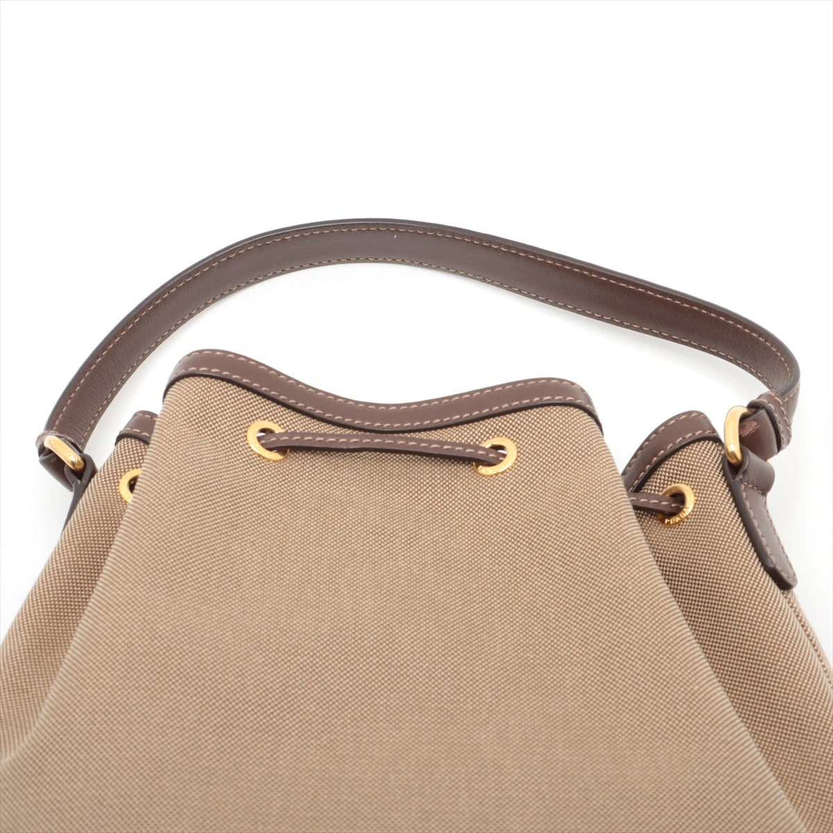 プラダ ロゴジャガード キャンバス×レザー 2WAYショルダーバッグ