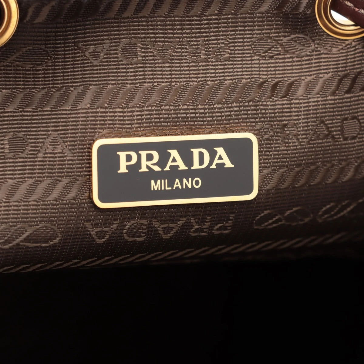 プラダ ロゴジャガード キャンバス×レザー 2WAYショルダーバッグ