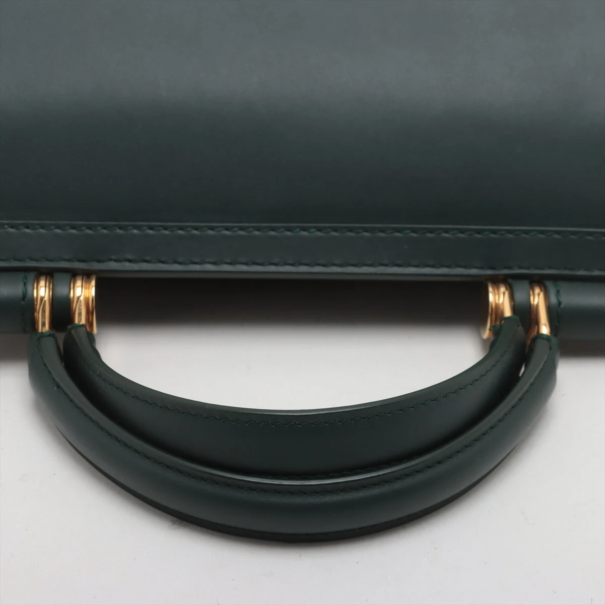 ドルチェ&ガッバーナ シシリー レザー 2WAYハンドバッグ グリーン