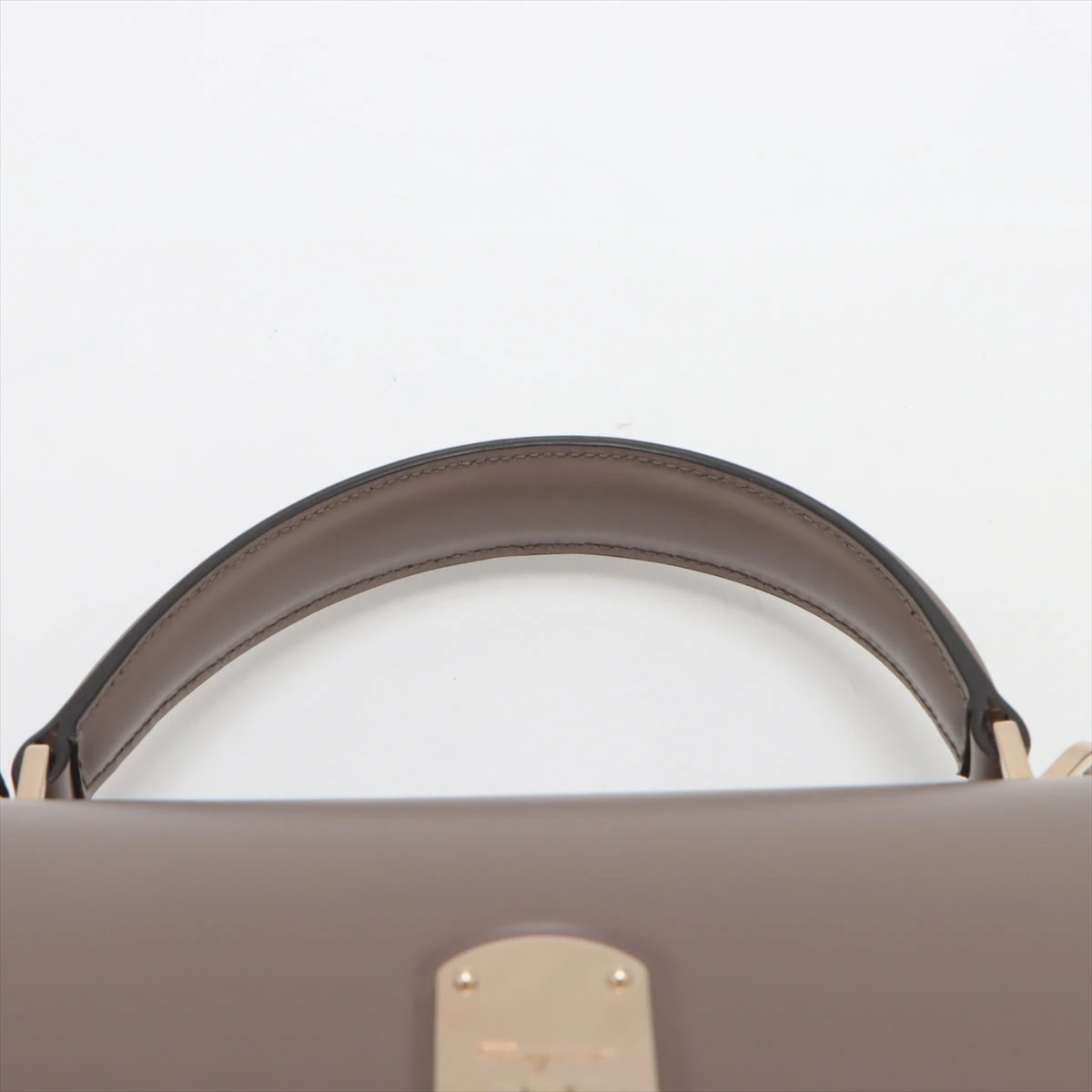 サルヴァトーレフェラガモ ハンドバッグ ガンチーニ リザード 2way ブラウン Salvatore Ferragamo フェラガモ ガンチーニ レザー 2way