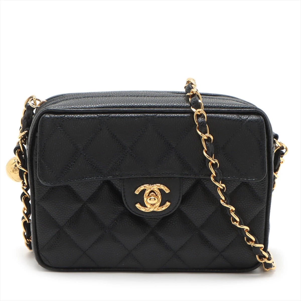 CHANEL シャネル/マトラッセ キャビアスキン チェーンショルダーバッグ  /188*****/シャネル/ABランク/82【中古】 シャネル マトラッセ キャビアスキン チェーンショルダーバッグ