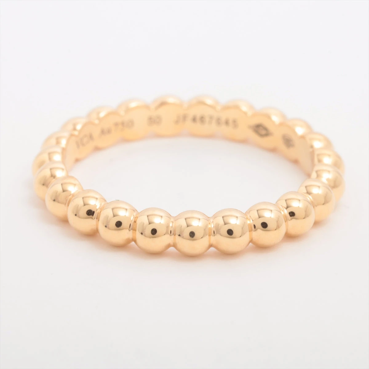 ヴァンクリーフ&アーペル ペルレ リング 750(YG) 3.3g 50 VCARO3Y550