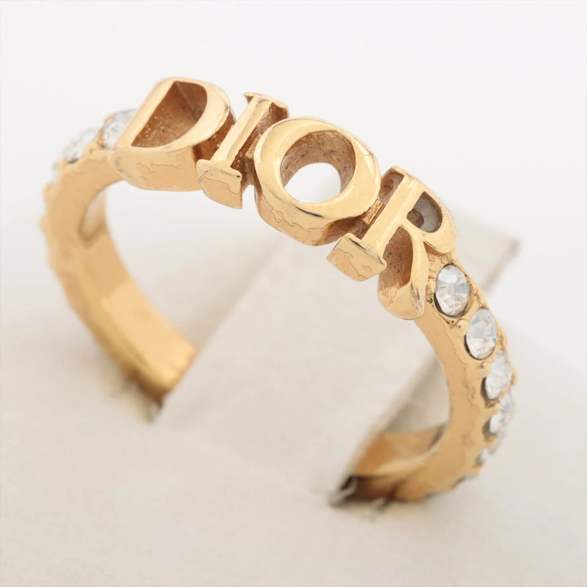 【美品】DIOR ディオレボリューションリング ゴールドカラー M ディオール Dio(r)evolution ディオレボリューション リング M GP