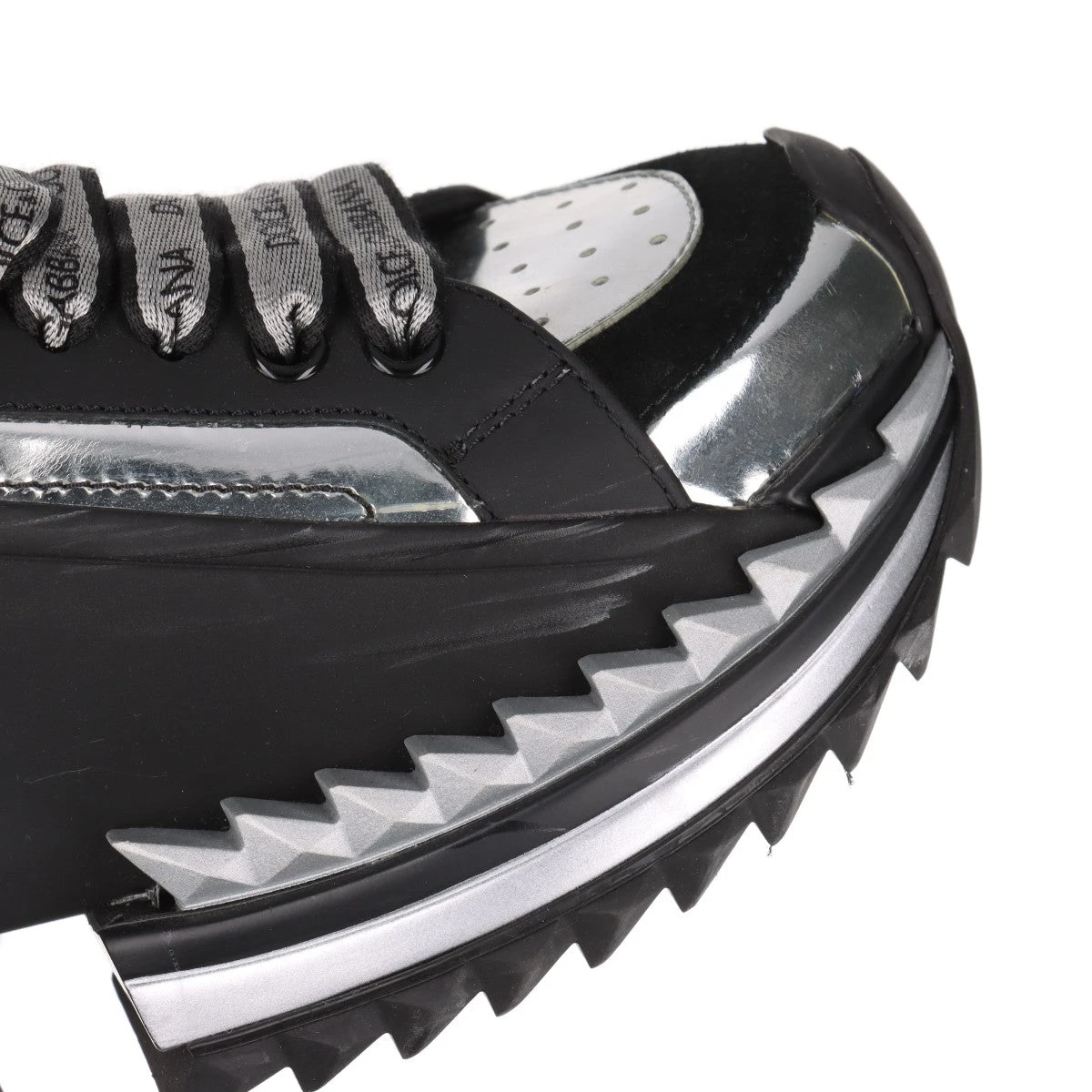 ドルチェ&ガッバーナ レザー×パテント スニーカー 36 レディース