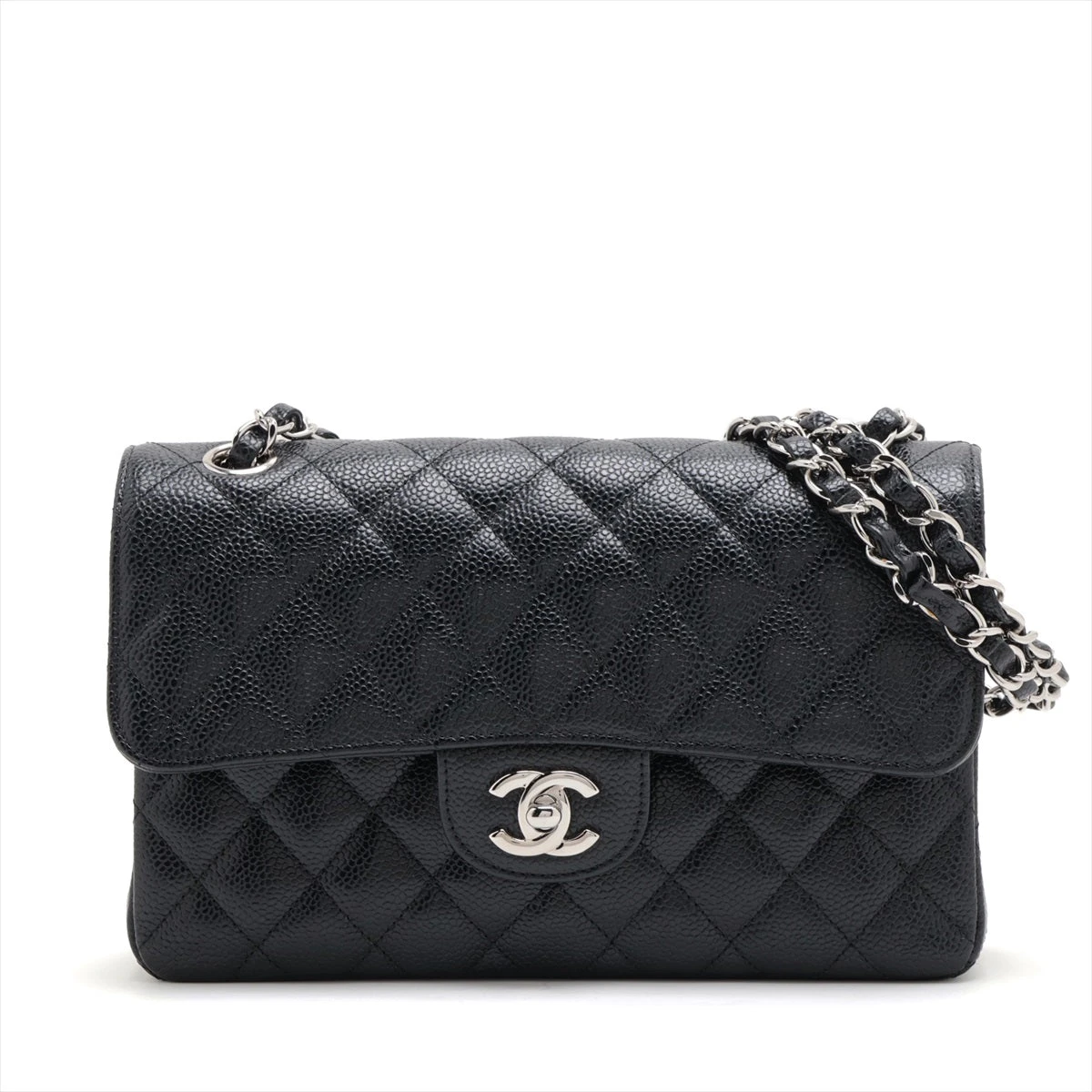 シャネル マトラッセ フラップ ダブル チェーン ショルダー バッグ 黒. CHANEL マトラッセ 23 ダブルフラップダブルチェーン 1990年頃