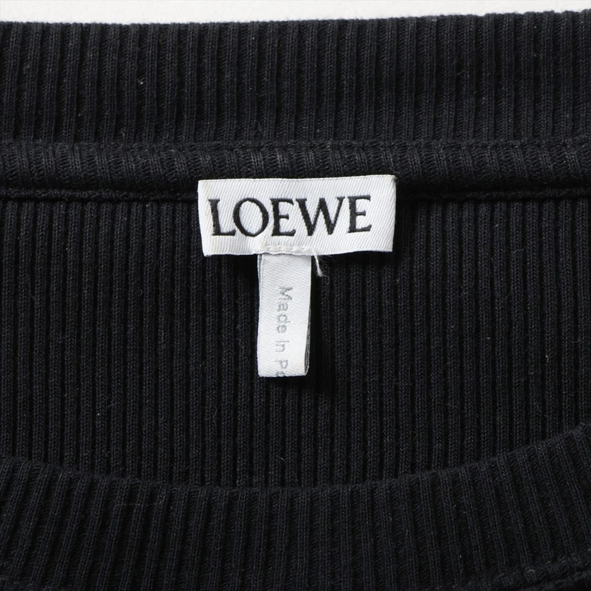 ロエベ アナグラム 24SS コットン ニット L メンズ ブラック ロエベ アナグラム 24SS コットン ニット L メンズ ブラック