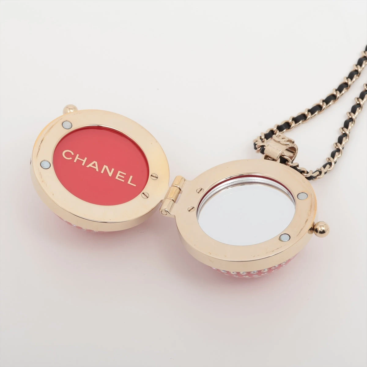 CHANEL A21K シャネル ネックレス ゴールド ピンク　パール CHANEL A21K シャネル ネックレス ゴールド ピンクパール