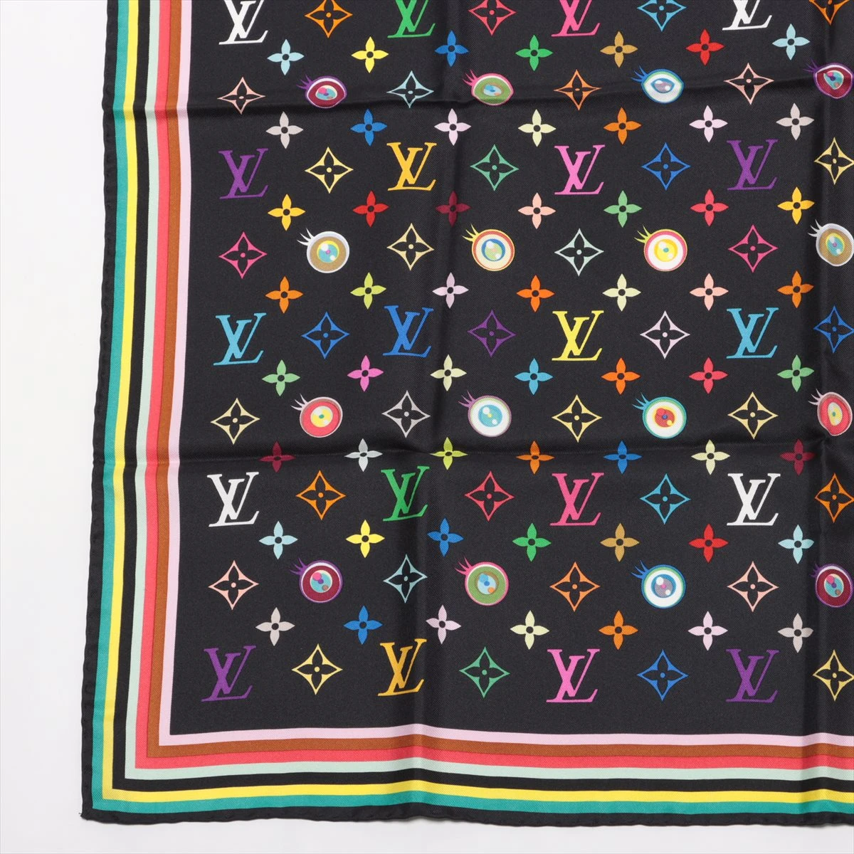 ルイヴィトン　アイラブモノグラム　スカーフ 楽天市場】ルイヴィトン Louis Vuitton スカーフ 村上隆