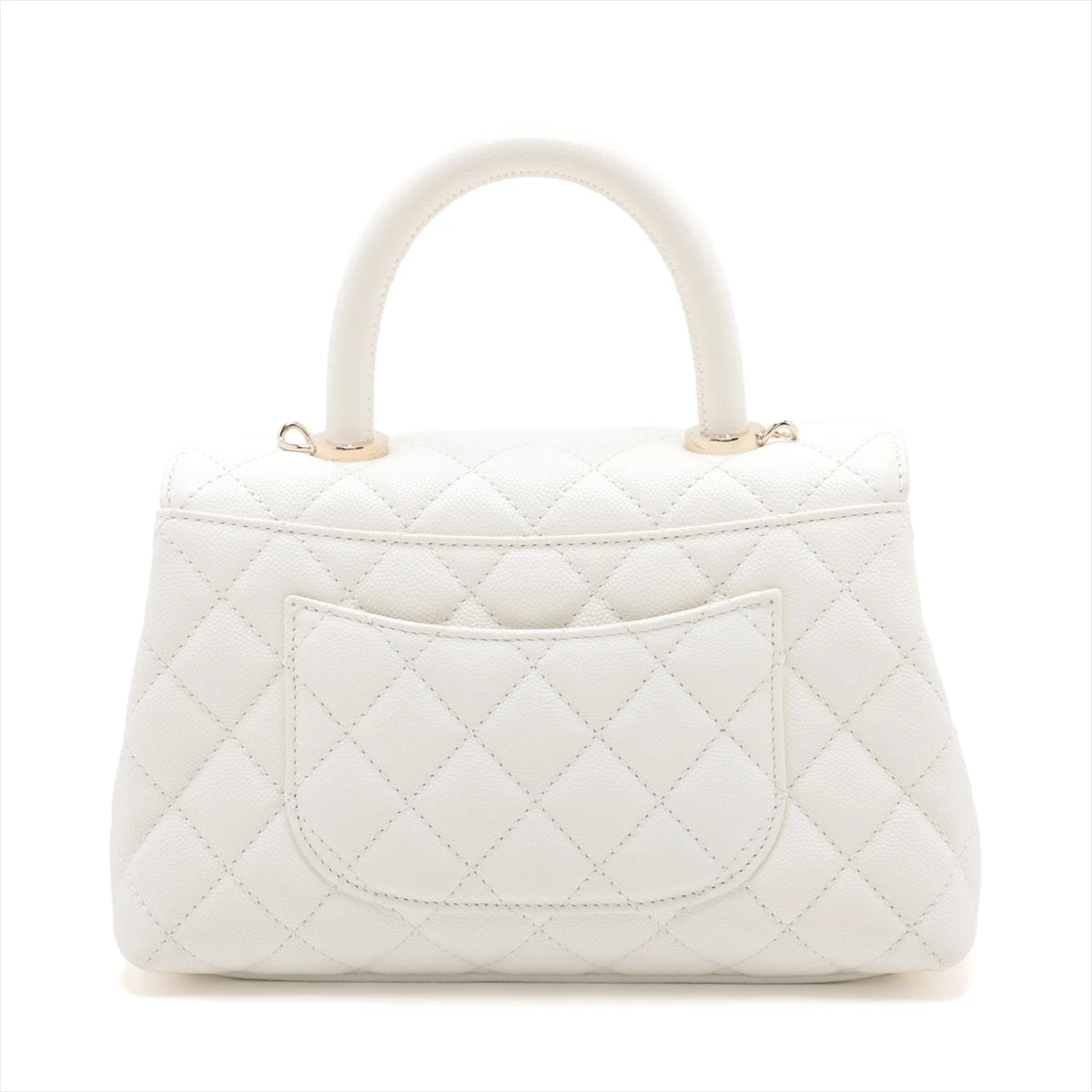 シャネル ココハンドル24 XS キャビアスキン 2WAYハンドバッグ