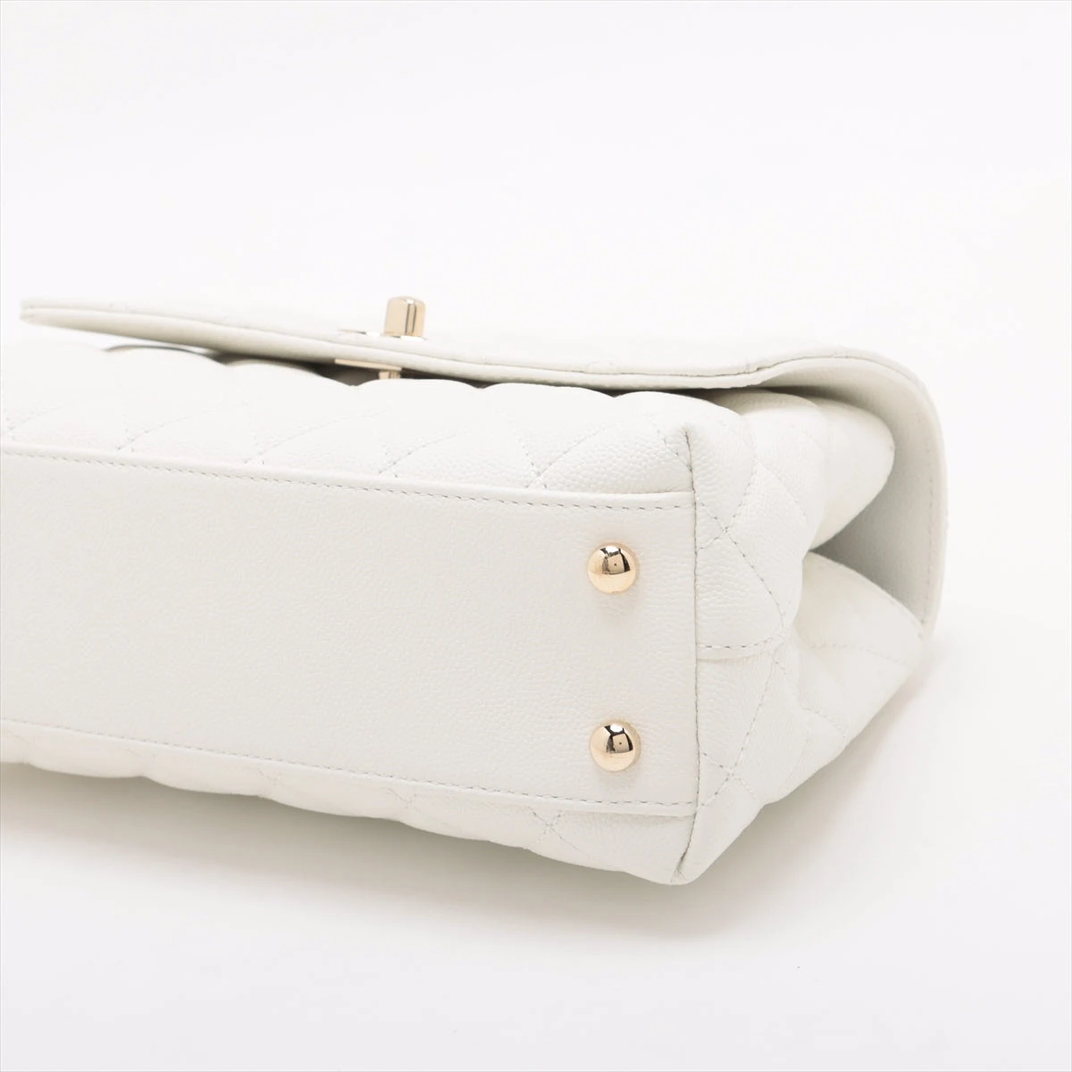 シャネル ココハンドル24 XS キャビアスキン 2WAYハンドバッグ