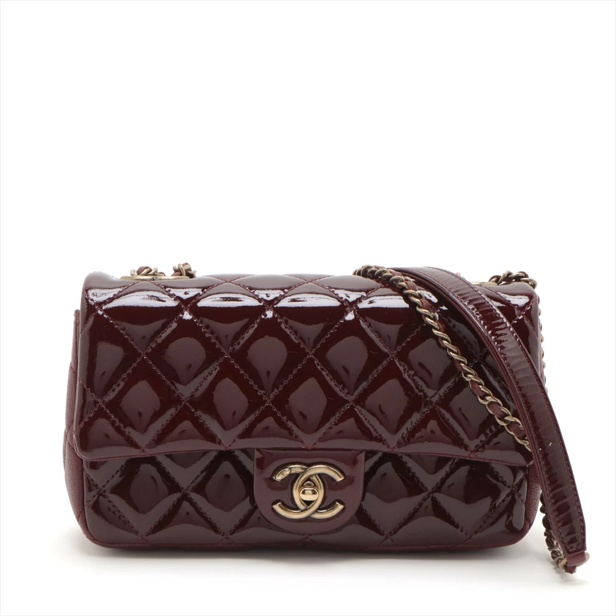 CHANEL モカシン ホワイト/ブラック パテントレザー キルティング Amazon | [CHANEL] (シャネル) マトラッセ キルティング