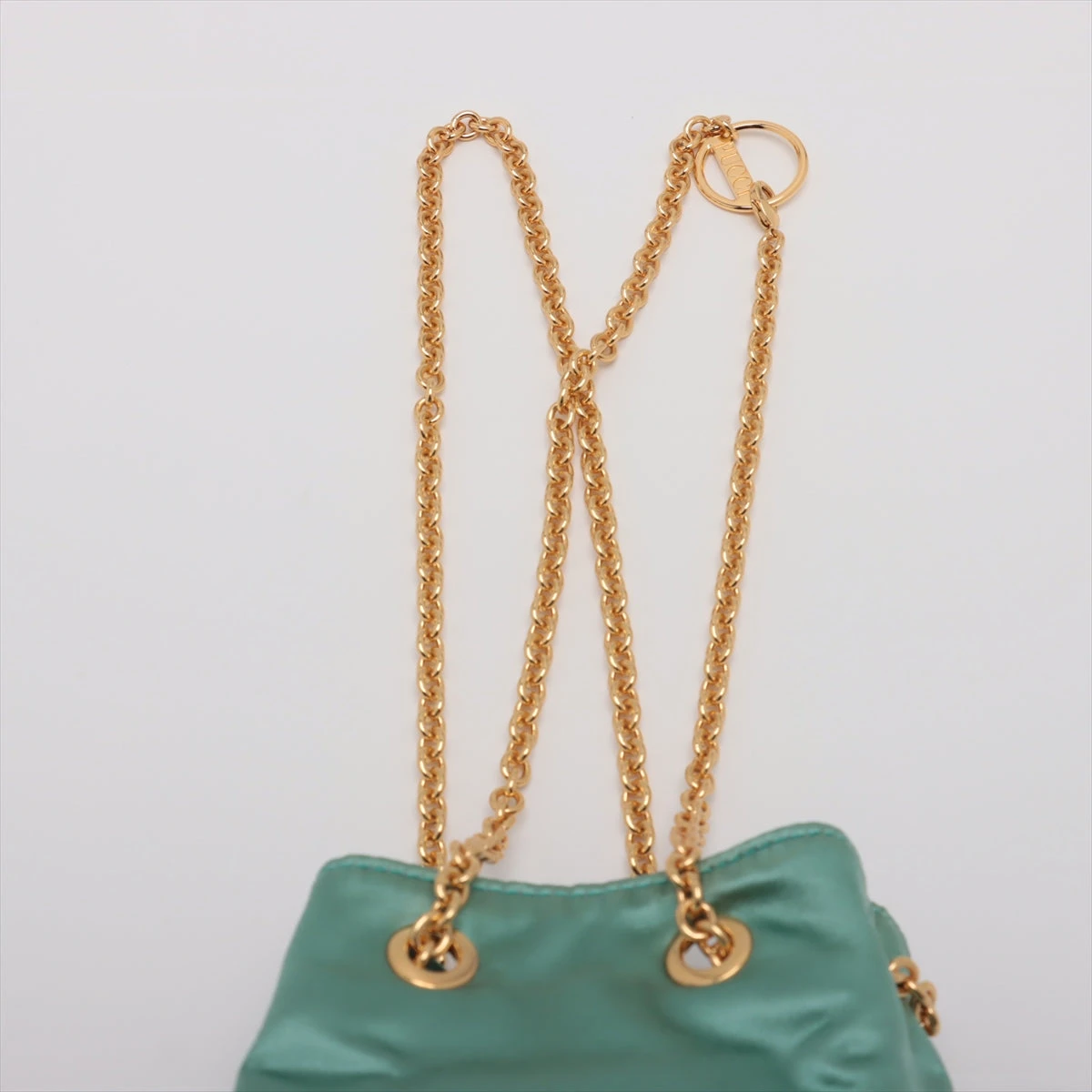 エミリオプッチ サテン チェーンショルダーバッグ マルチカラー