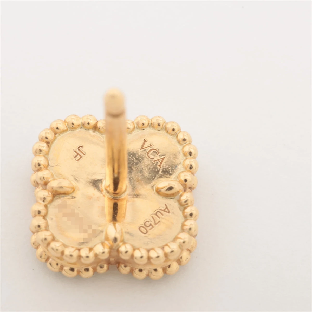 【新品】ヴァンクリ オニキス ピアス スウィート アルハンブラ ピアス 18K イエローゴールド