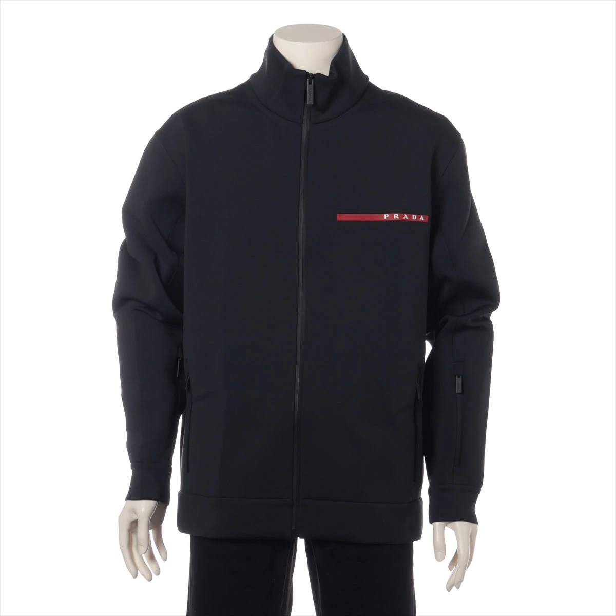 プラダスポーツ 20年 ポリエステル ジャケット XXL メンズ ブラック