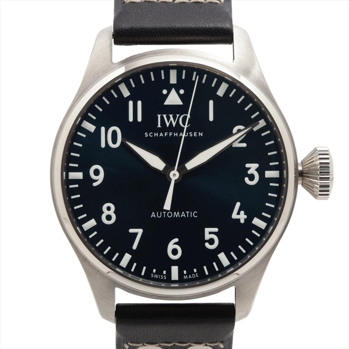 IWC ビッグパイロットウォッチ IW329303 SS×革 AT 青文字盤 A2585221  