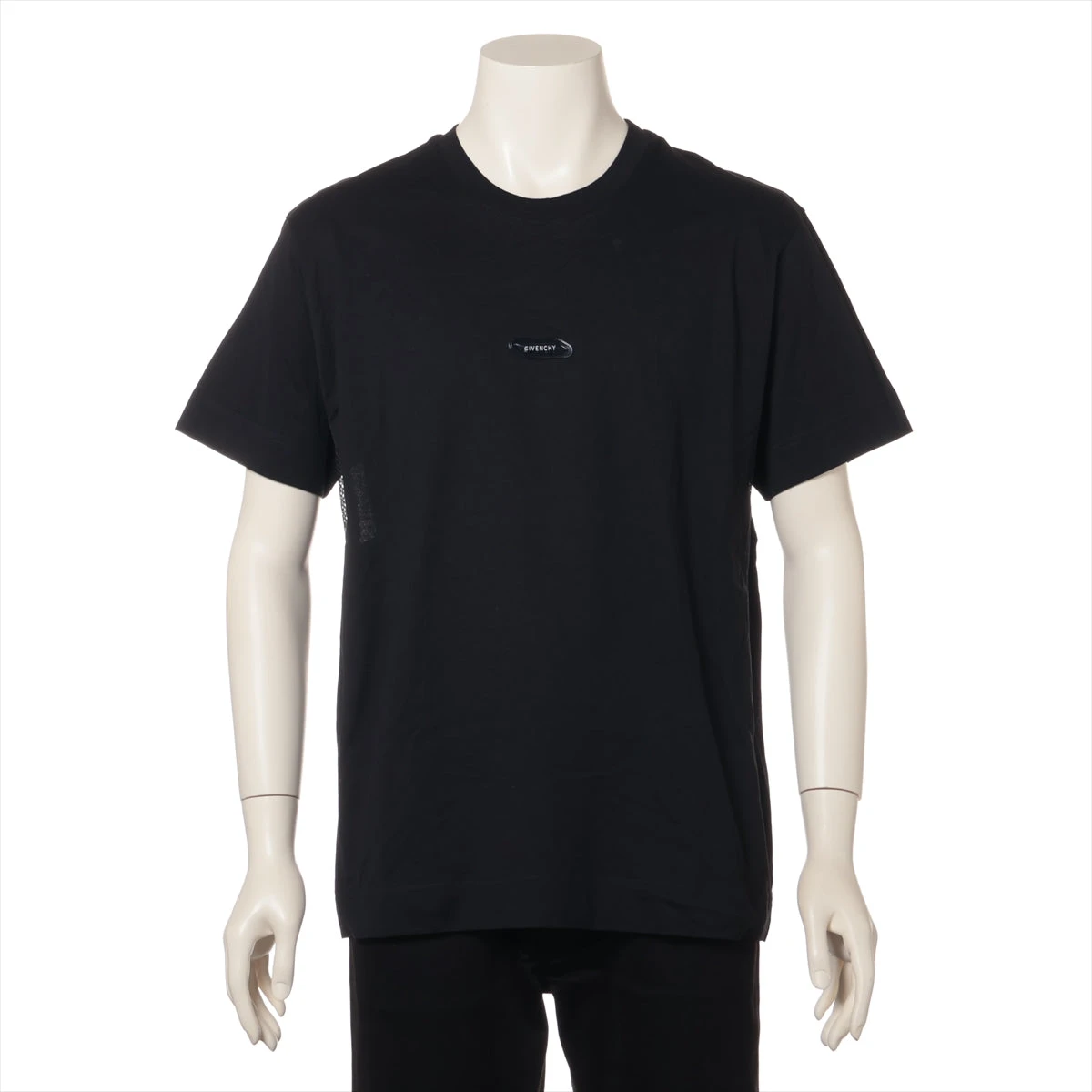 ジバンシィ 4G コットン Tシャツ M メンズ ブラック BM716R3YCN
