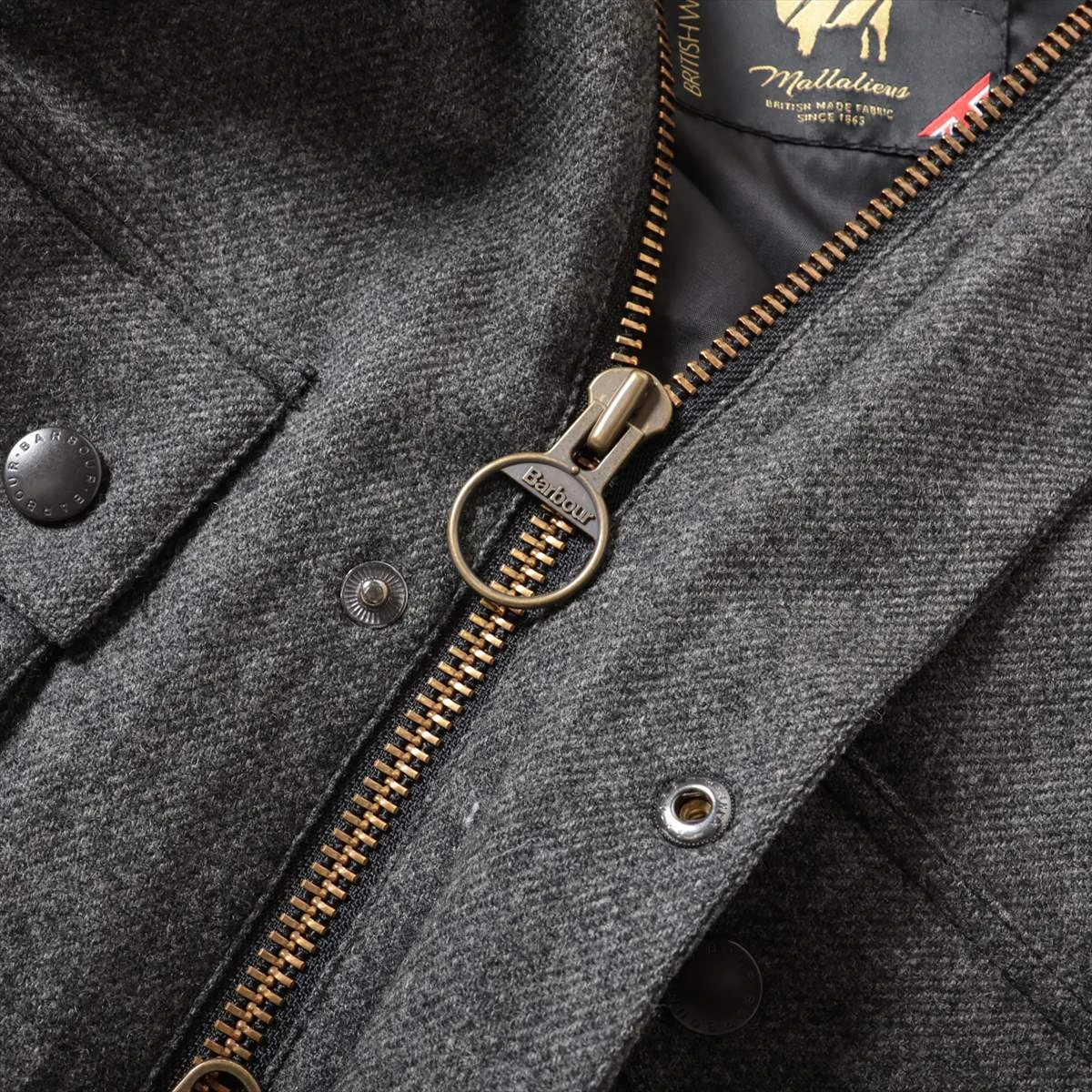 バブアー 15AW ウール ジャケット 38 メンズ グレー 1502209 首元変色 