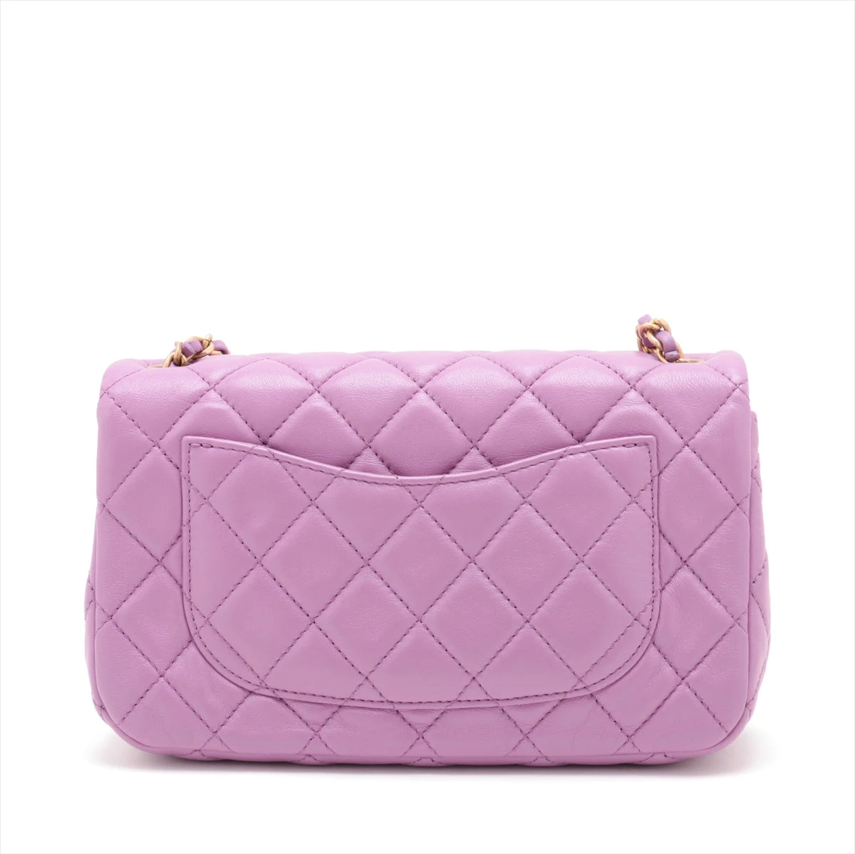 【新作♪大人気のパープル】CHANEL ミニ マトラッセ ラムスキン シャネル ミニマトラッセ ラムスキン チェーンショルダーバッグ