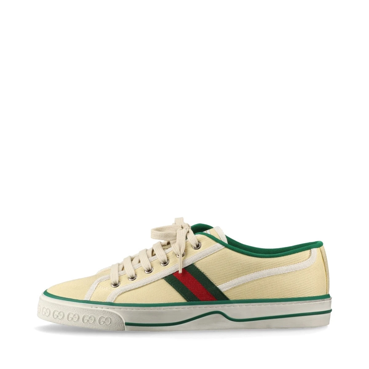 グッチ TENNIS 1977 ファブリック スニーカー 9 1/2 メンズ ベージュ 