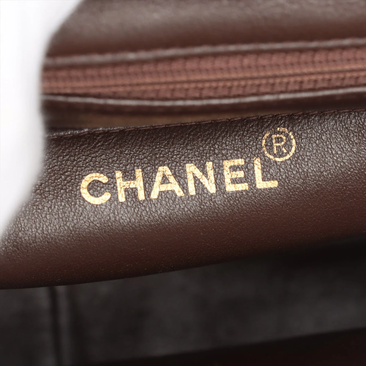 シャネル マトラッセ スエード チェーンリュック ブラウン ゴールド