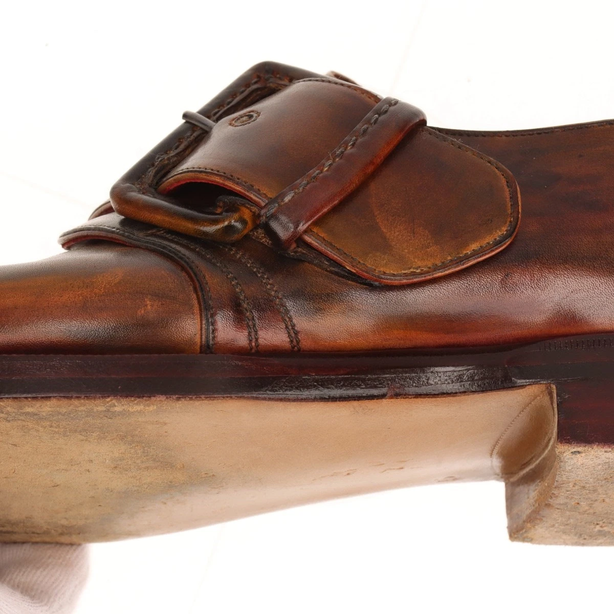 シルバノラッタンジ レザー レザーシューズ 5 1/2 レディース ブラウン