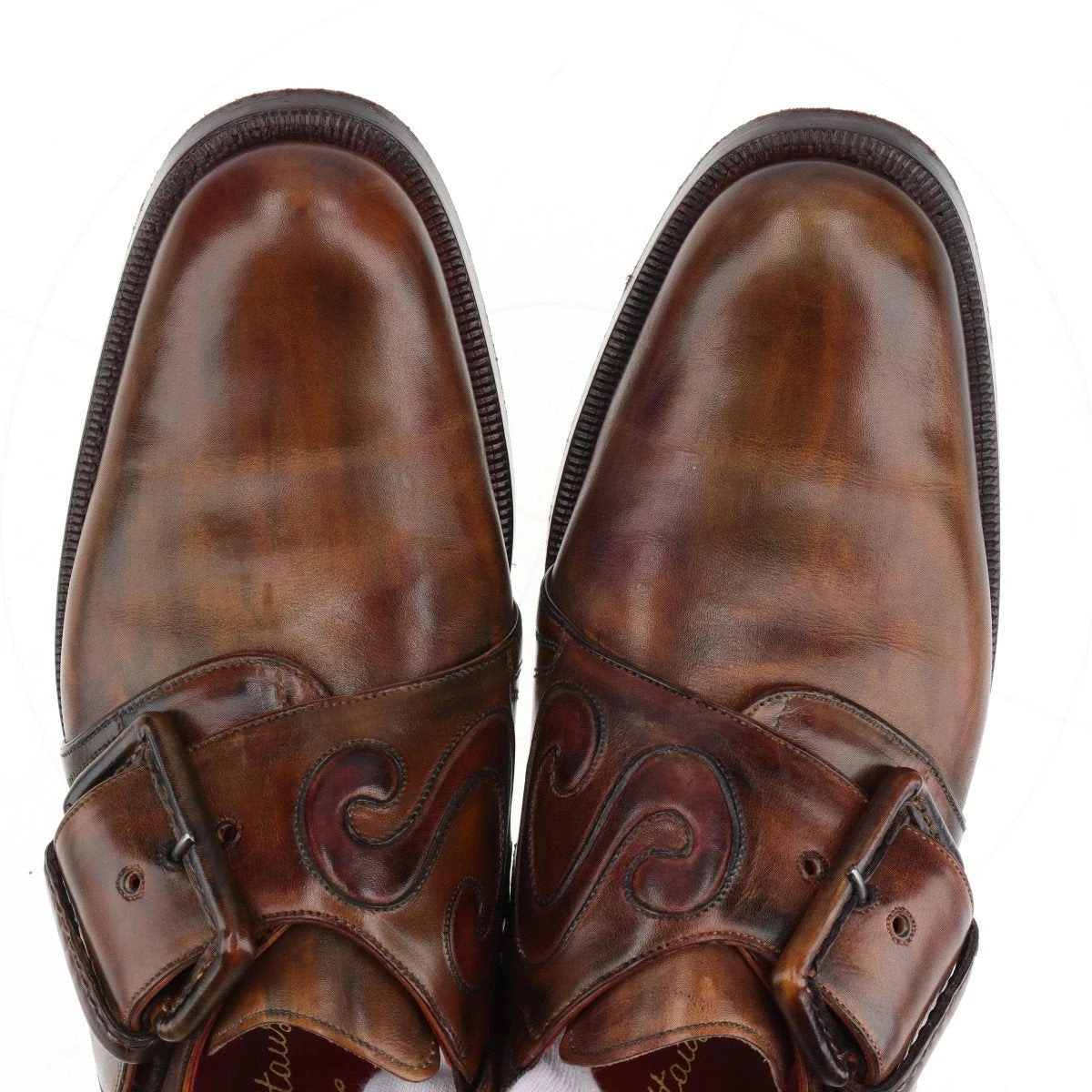 極美品 シルバノラッタンジ ドレスシューズ シルバノラッタンジ レザー レザーシューズ 5 1/2 レディース ブラウン