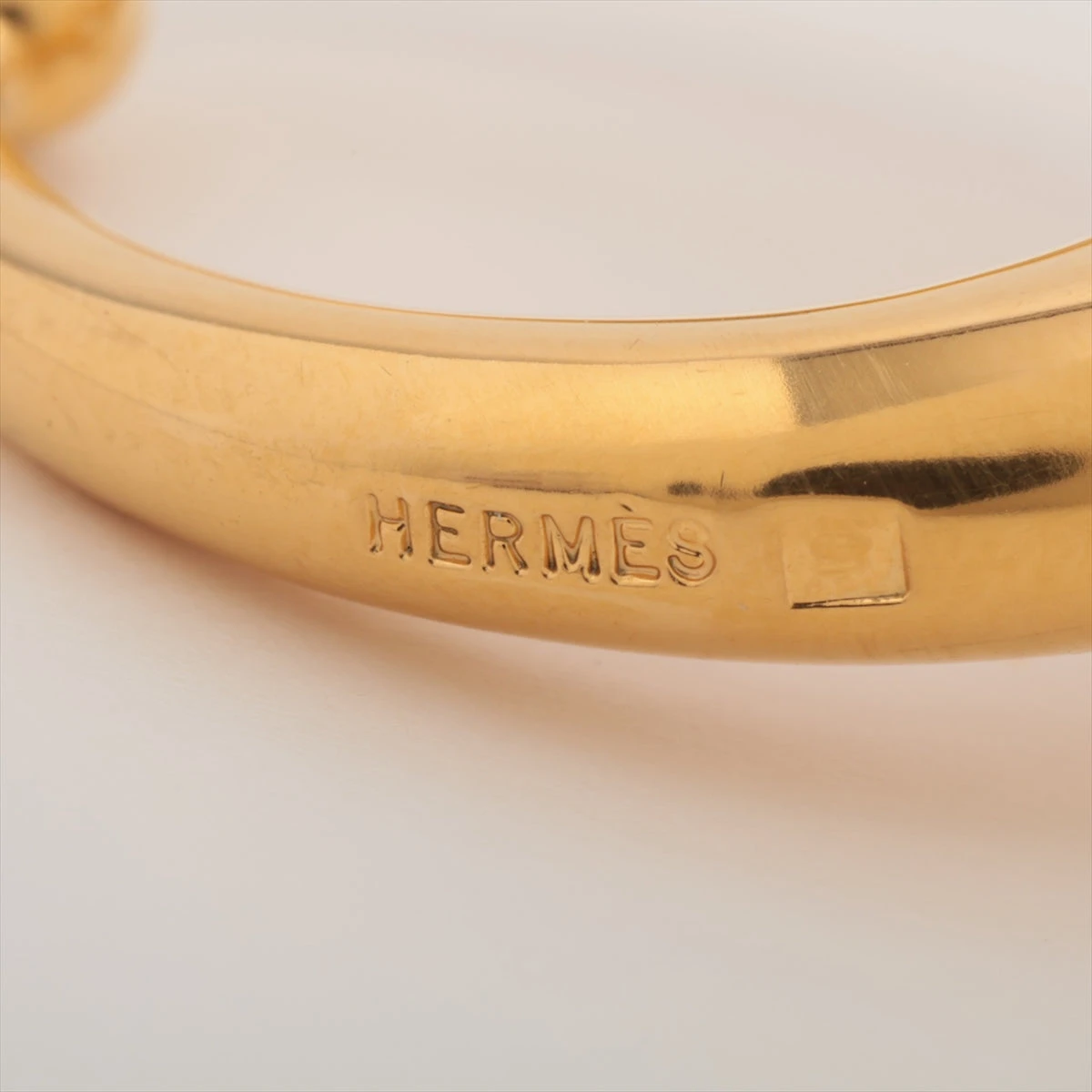 ★【超美品★エルメスHERMES★ホースビットスカーフリング】ゴールド 楽天市場】エルメス HERMES モールドゥ ホースビット スカーフ
