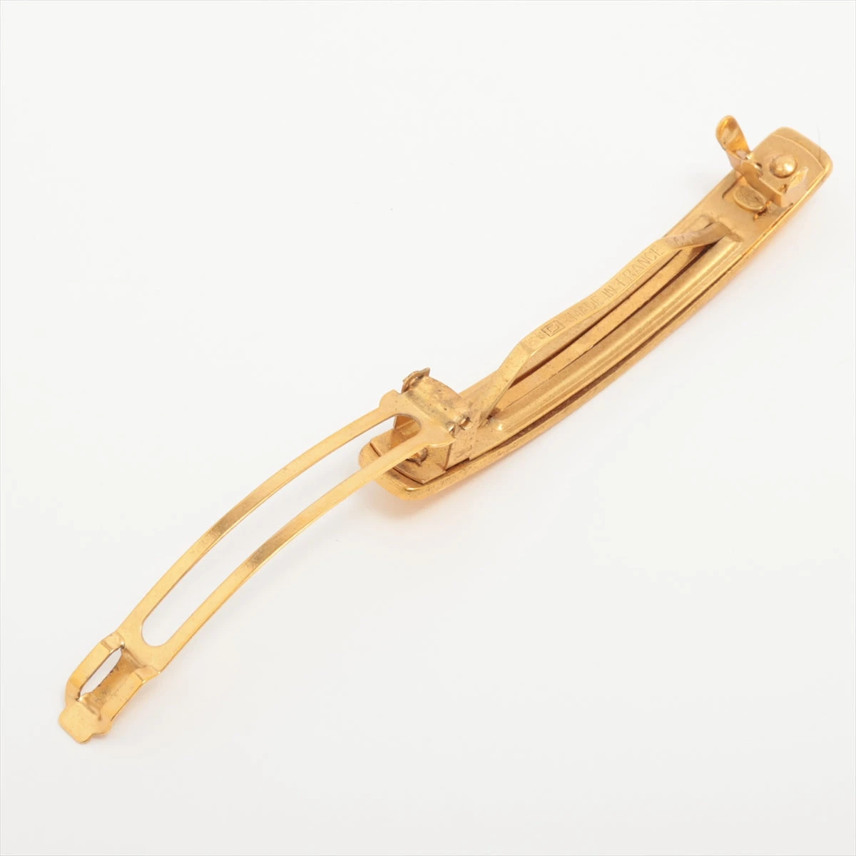 シャネル ロゴ 96A バレッタ GP ゴールド A3282561｜中古ブランド品  