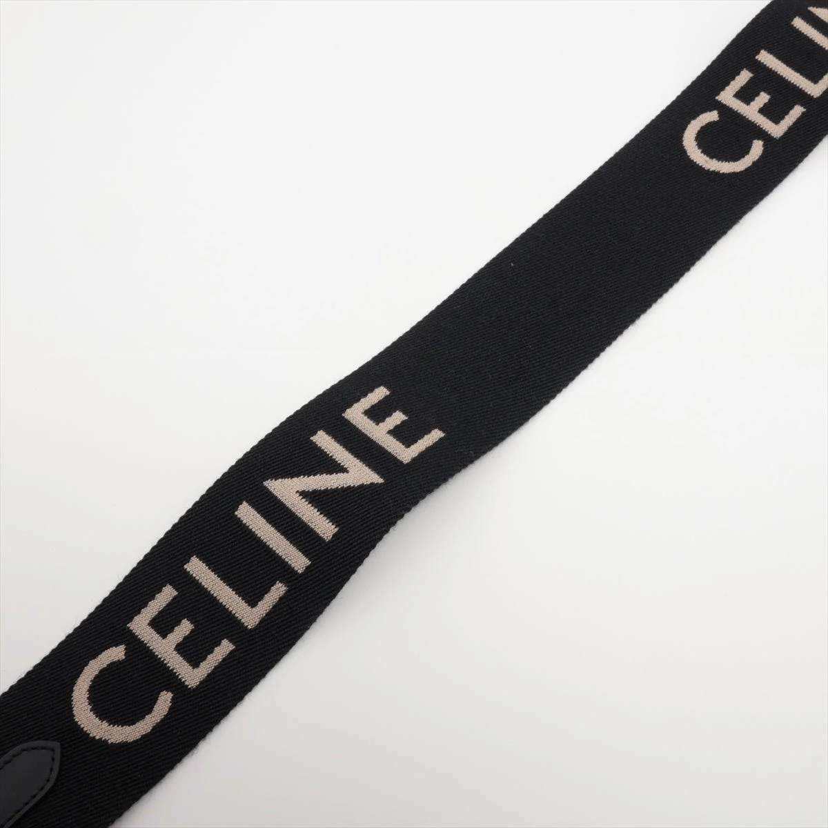 セリーヌ ロゴ ショルダーストラップ キャンバス×レザー