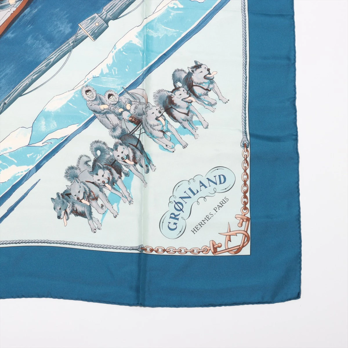 エルメス カレ90 GRONLAND グリーンランド スカーフ シルク