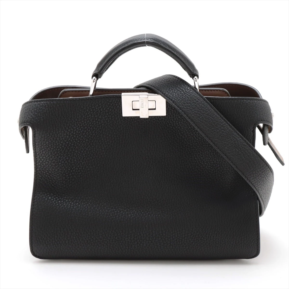 FENDI 2WAYバッグ セレリア ピーカブーアイシーユー ハンドバッグ 黒 FENDI】フェンディ『セレリア ピーカブー アイシーユー スモール