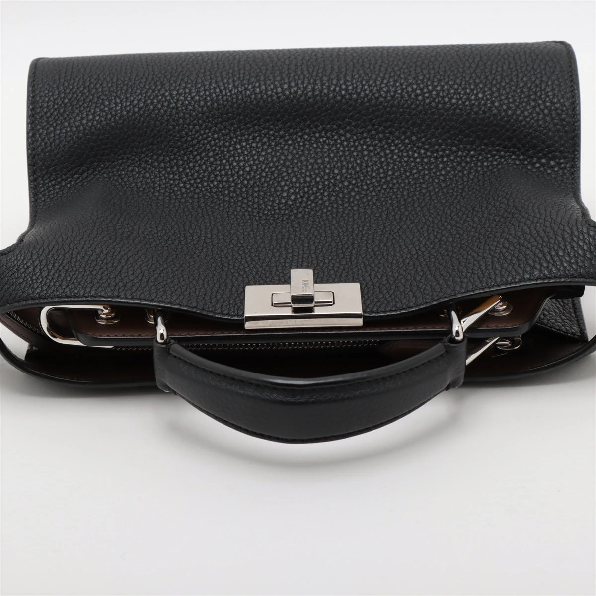 フェンディ ピーカーブー アイシーユー スモール スタッズ付き ハンドバッグ 黒 楽天市場】FENDI フェンディ ハンドバッグ PEEKABOO ISeeU