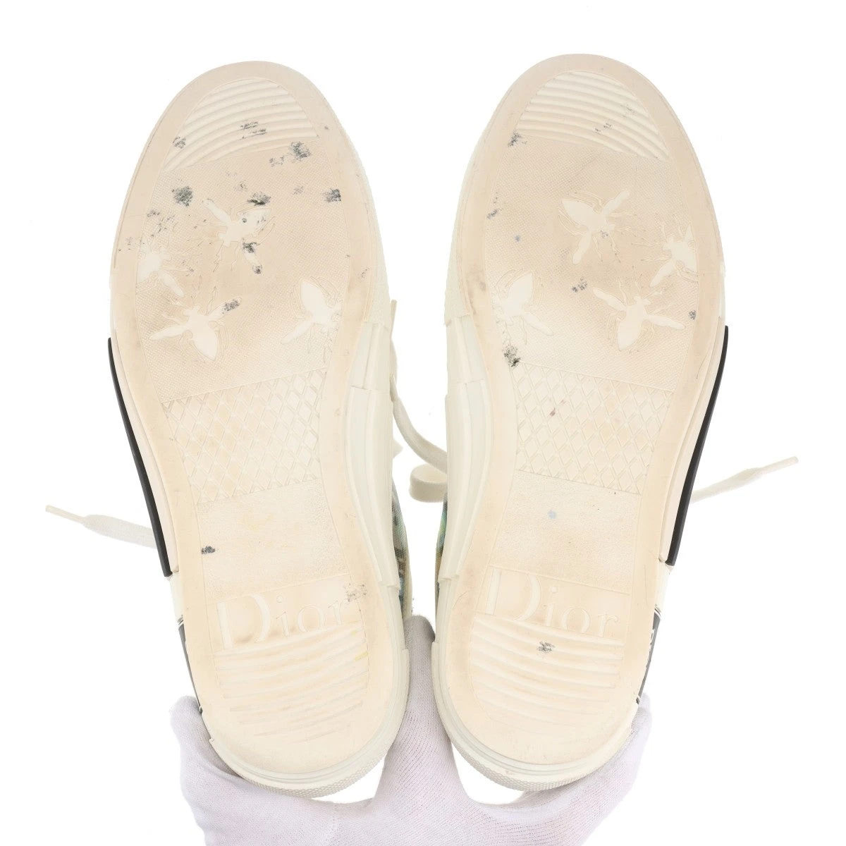Dior ホワイト キャンバス スニーカー DIOR | Walk'n'Dior スニーカー コットンキャンバス