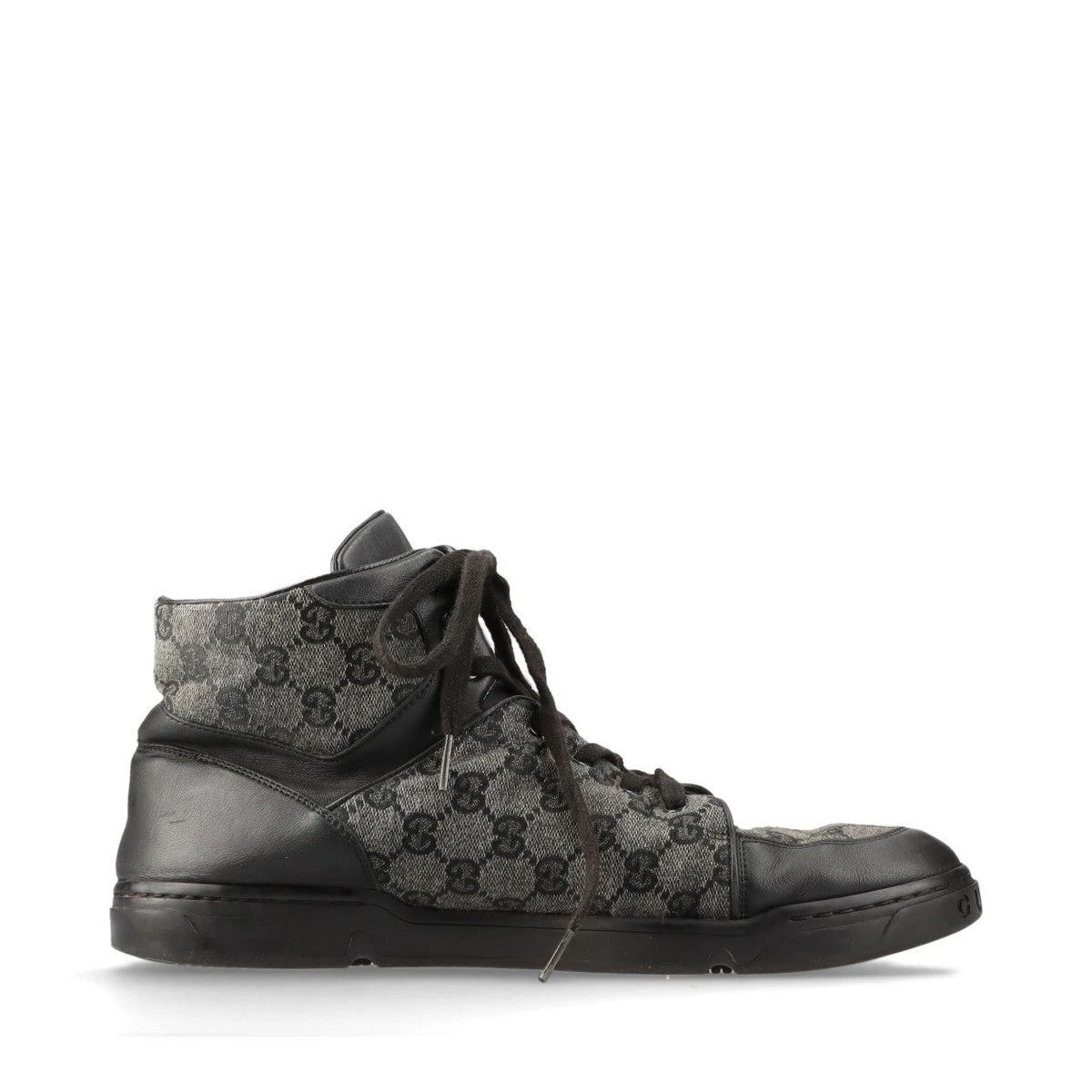 GUCCI グッチ GGキャンバス スニーカー 426189 ブラック レザー