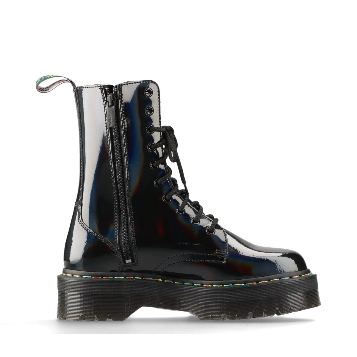 ドクターマーチン　UK9 28cm パテントレザー　サイドジップ ドクターマーチン JADON HI パテントレザー ショートブーツ UK8