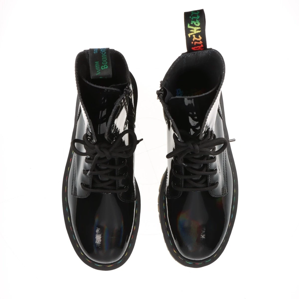 ［美品］Dr. Martens ブラック レースアップブーツ　UK8 メンズ Dr.Martens ドクターマーチン 20ホール ブーツ メンズ
