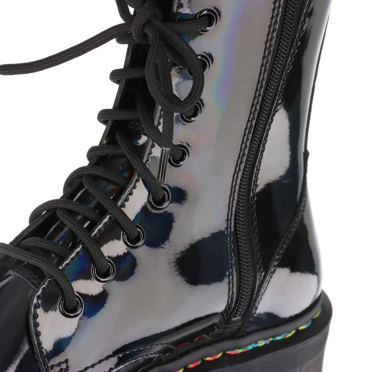 ドクターマーチン JADON HI パテントレザー ショートブーツ UK8