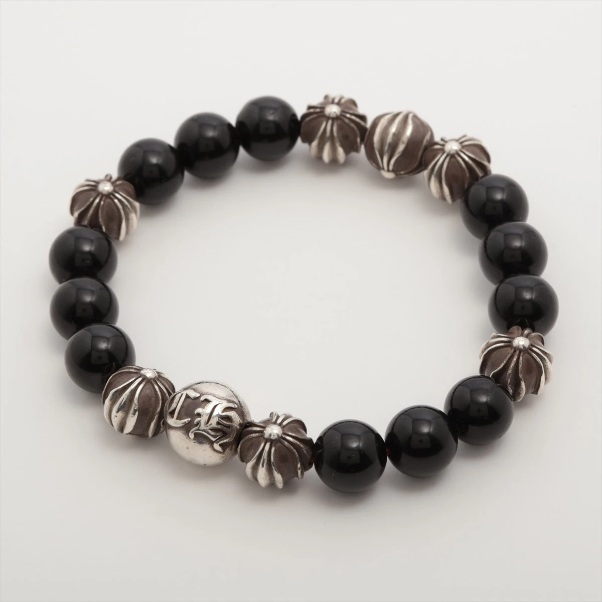 クロムハーツ BEAD ブレスレット 素材表記なし 69.2g ブラック