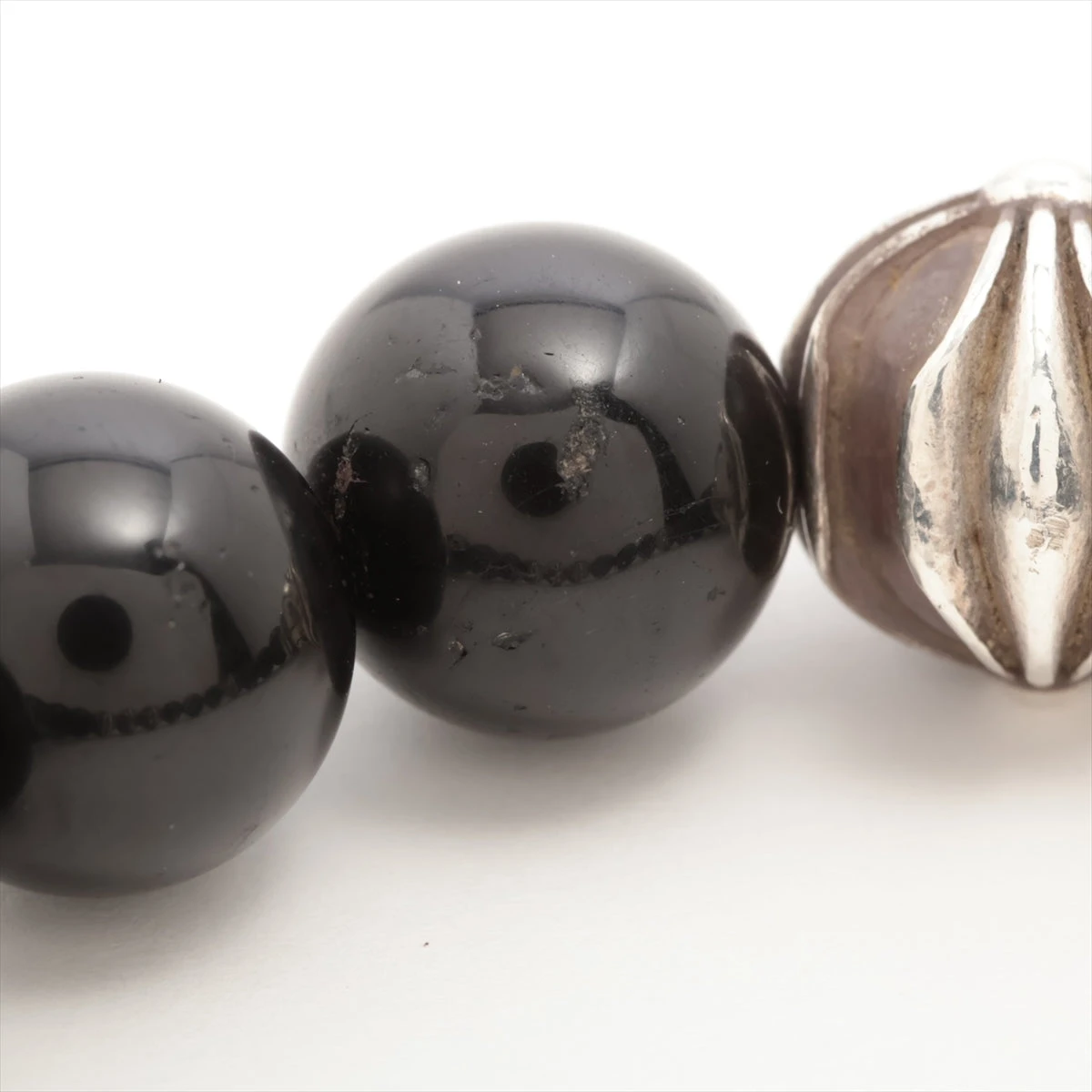 クロムハーツ BEAD ブレスレット 素材表記なし 69.2g ブラック