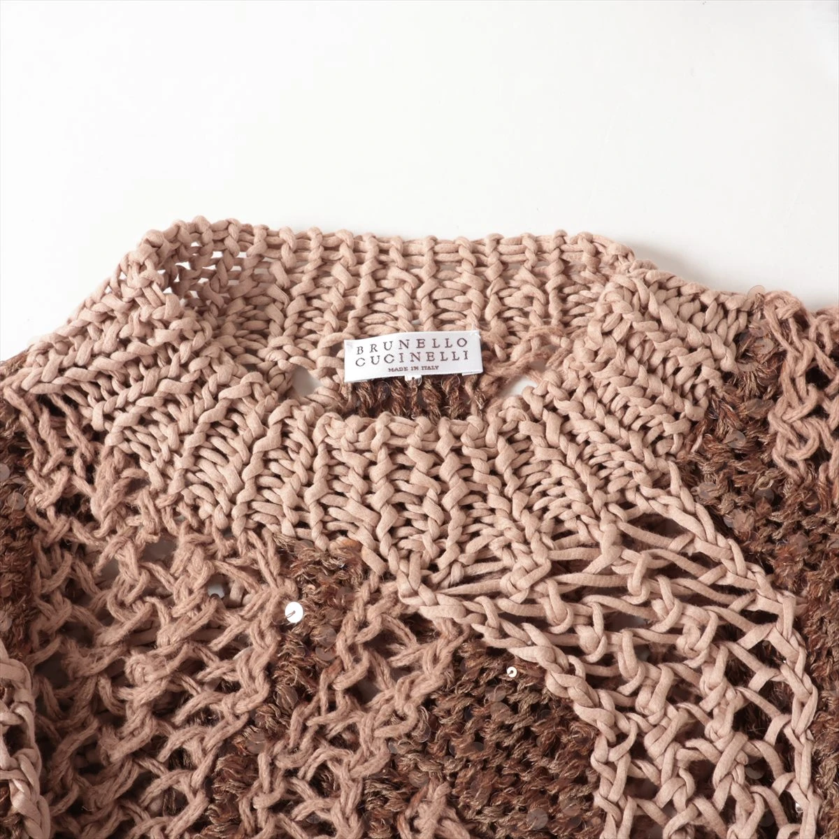 ブルネロクチネリ コットン ニット S レディース ブラウン