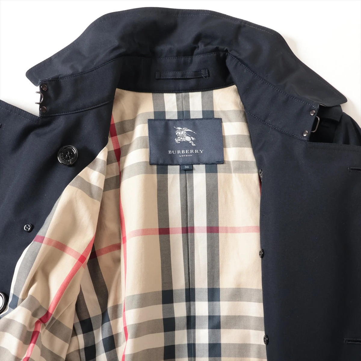 バーバリーロンドントレンチコート38ネイビー 三越伊勢丹 | burberry/バーバリー通販 | ロング ケンジントン