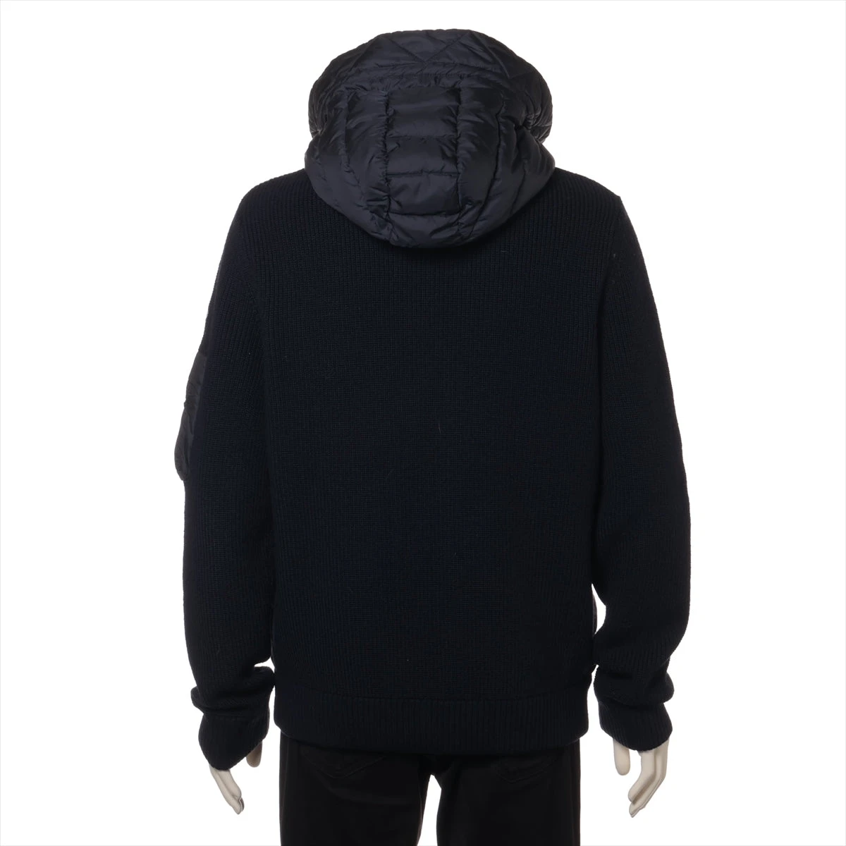 モンクレール 16年 ウール×ナイロン ダウンジャケット XL メンズ 