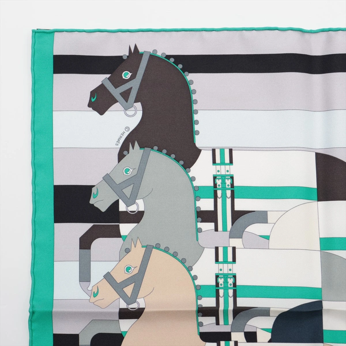 エルメス カレ45 ROCABAR スカーフ シルク A3290587｜中古ブランド品