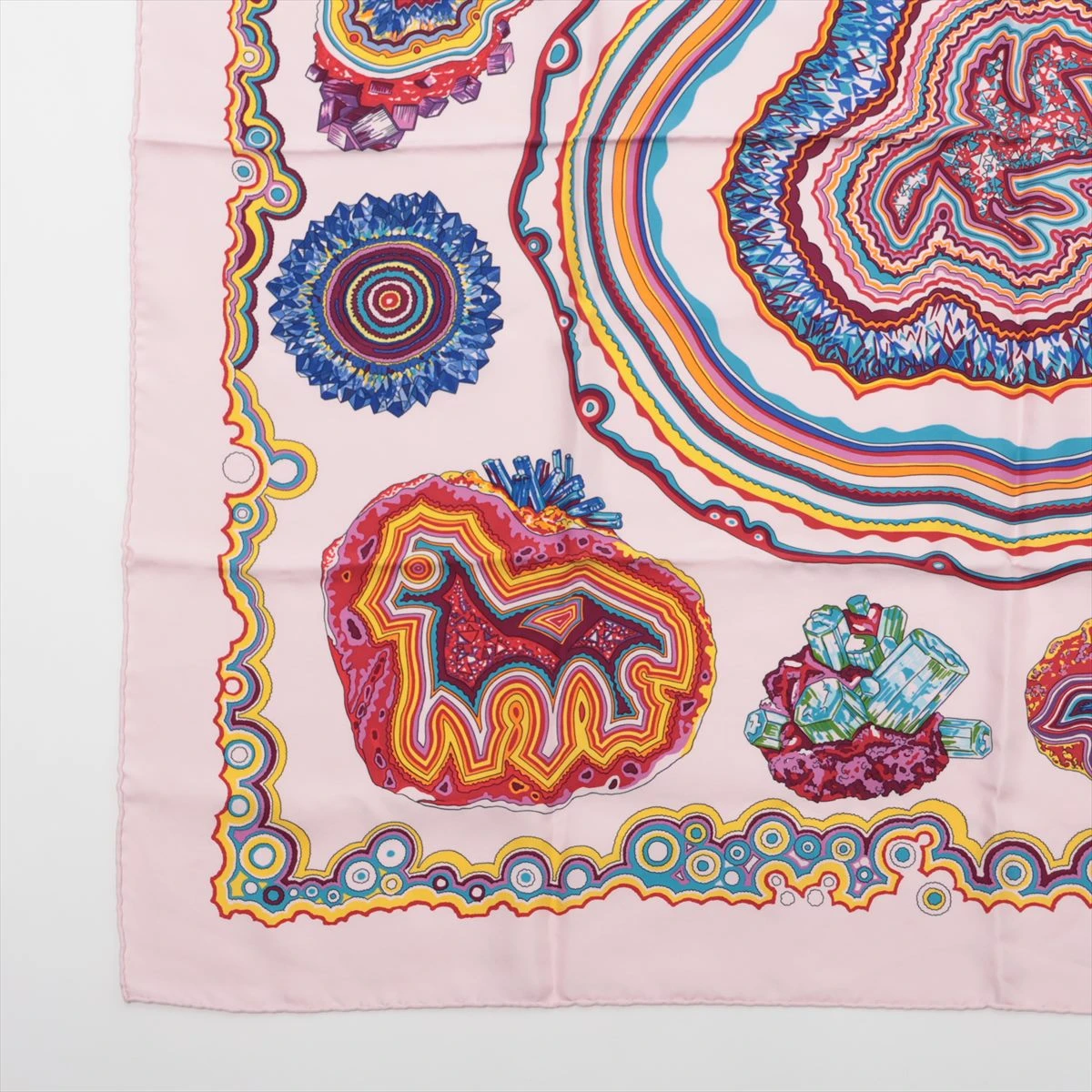 エルメス HERMES スカーフ カレウォッシュ 石とクリスタル HERMES