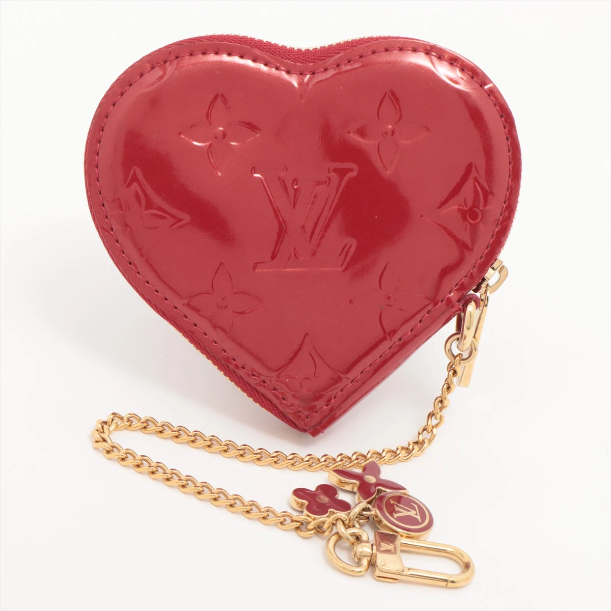ルイヴィトン LOUIS VUITTON モノグラム ヴェルニ ポルト モネ