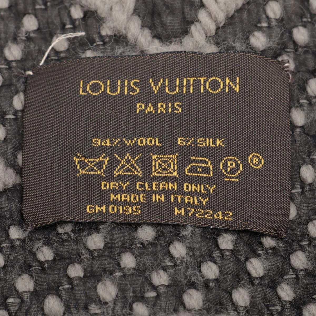 ヴィトン M72242 エシャルプ ロゴマニア GM0195 マフラー ウール